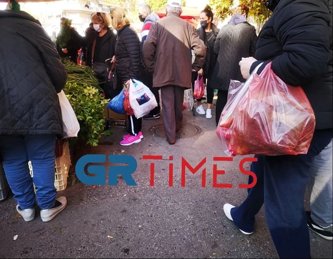 Θεσσαλονίκη κορονοϊός λαϊκή