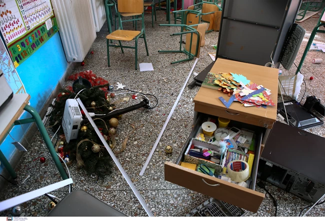 Βανδαλισμός σχολείου Γκύζη