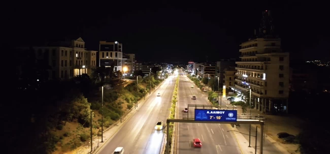 Νέος φωτισμός Led σε όλους τους κεντρικούς οδικούς άξονες της Αττικής μέχρι το τέλος του χρόνου