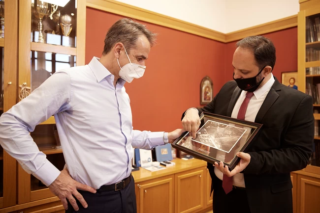 Ο Κυριάκος Μητσοτάκης στην Καλαμαριά