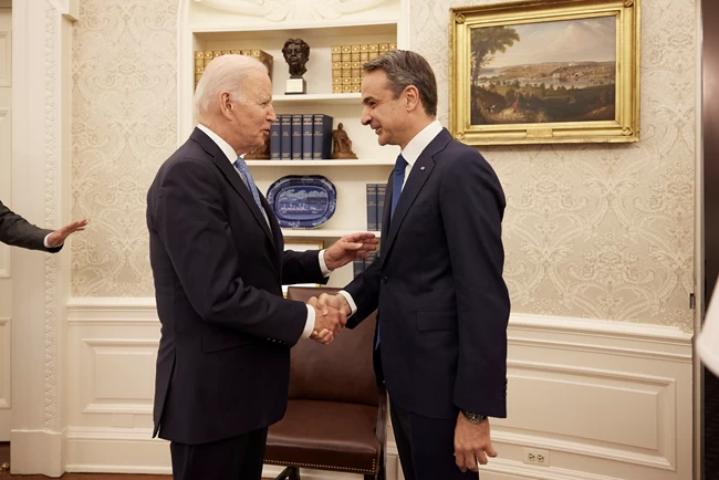 Μητσοτάκης Μπάιντεν