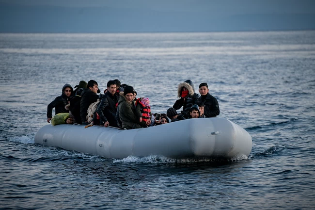 Πρόσφυγες Βάρκα Λέσβος