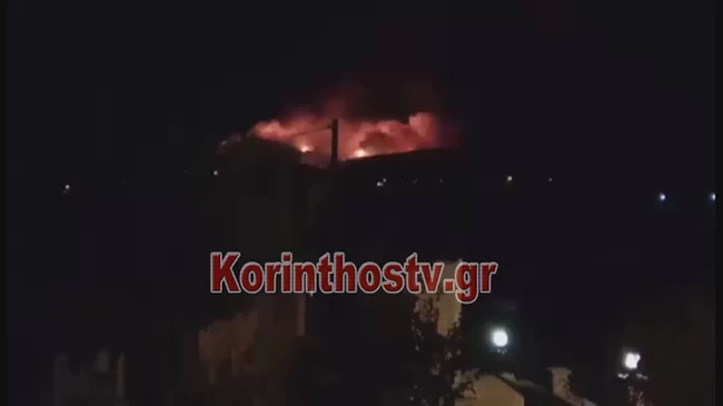 Μεγάλη φωτιά στο Σοφικό Κορινθίας - Εκκενώθηκαν οικισμοί και ένα μοναστήρι [εικόνες - βίντεο]