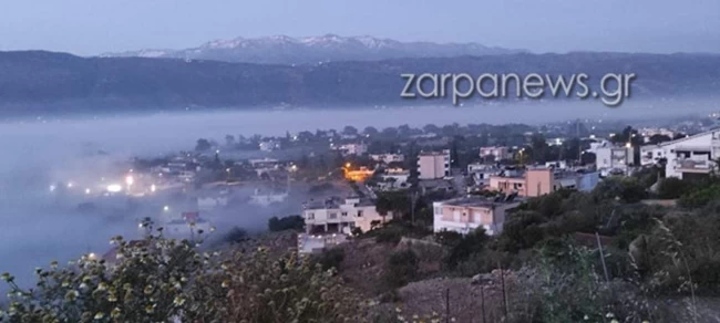 Χανιά ομίχλη