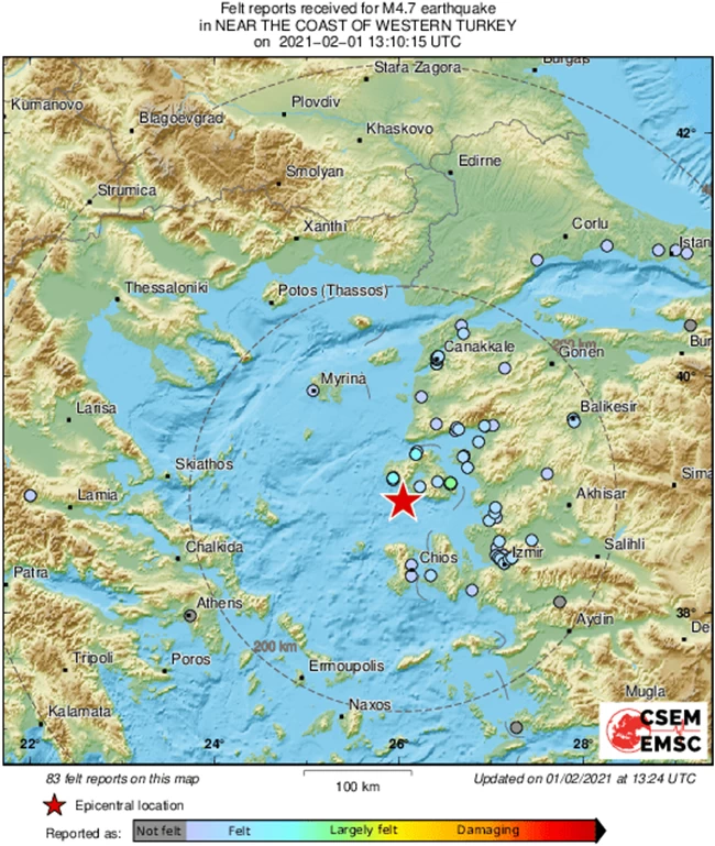 Χάρτης έντασης