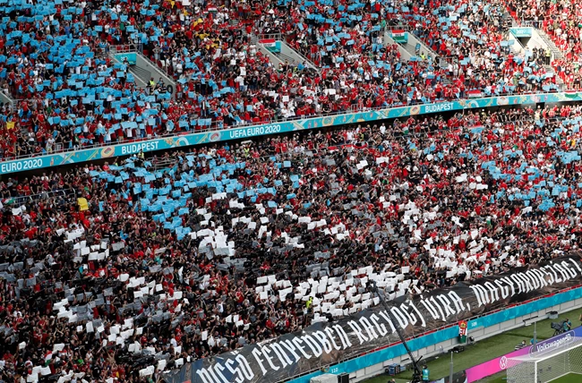 Euro 2020: Ασφυκτικά γεμάτο γήπεδο για πρώτη φορά μετά από 15 μήνες στο Ουγγαρία-Πορτογαλία [Εικόνες]