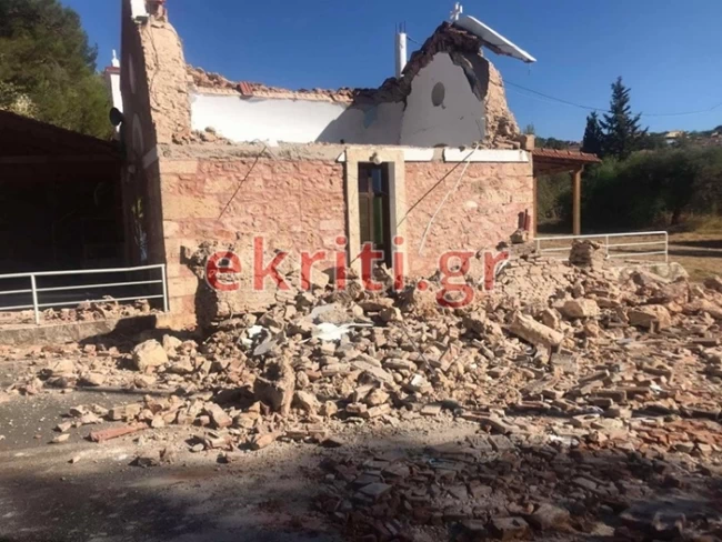 Ισχυρός σεισμός 5,8 Ρίχτερ στο Ηράκλειο ταρακούνησε την Κρήτη: Καταστροφές ... | Ελλάδα Ειδήσεις