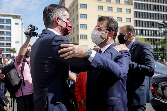 Εκρέμ Ιμάμογλου: Συνάντηση του Δημάρχου Κωνσταντινούπολης με τον Κώστα Μπακογιάννη - Στις 13:00 η συνάντηση με Μητσοτάκη