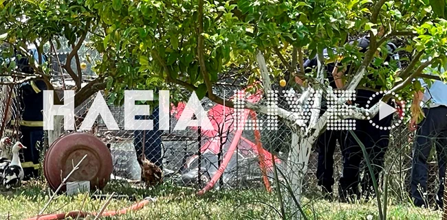 Τραγωδία στην Ηλεία: Πτώτη εκπαιδευτικού αεροσκάφους δίπλα σε σπίτι - Νεκροί οι δύο επιβαίνοντες [εικόνες]
