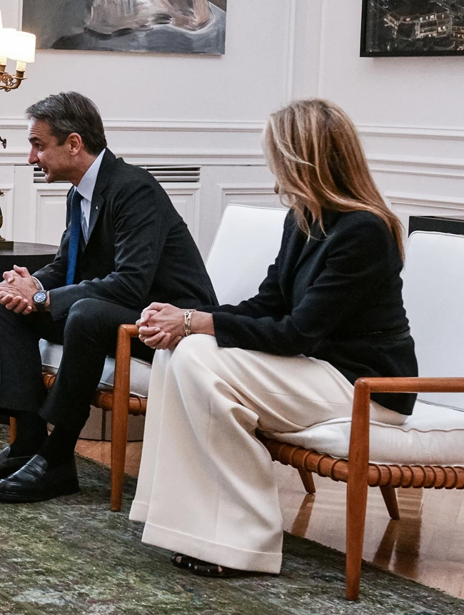 Κυριάκος Μητσοτάκης Μαρέβα