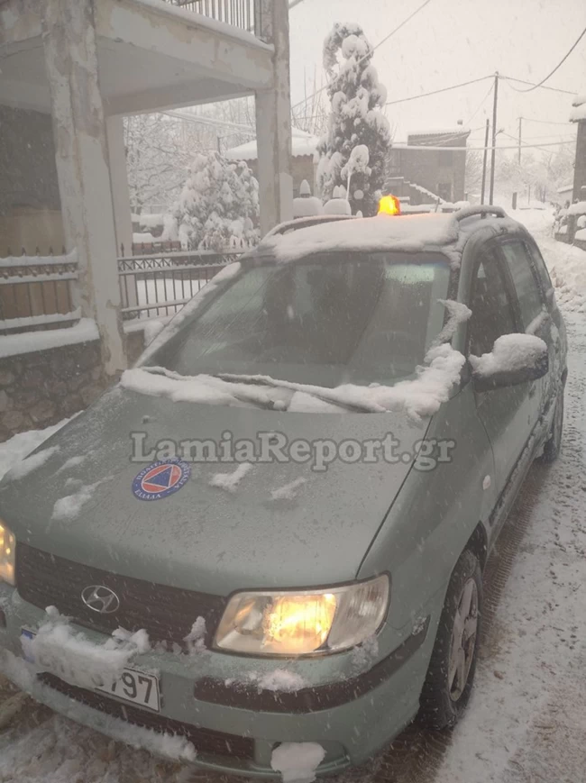 χιόνι καμένα βούρλα