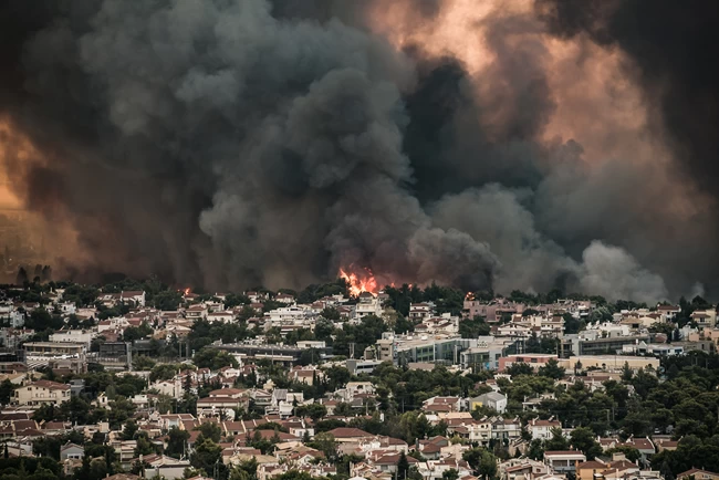 Φωτιά στη Βαρυμπόμπη