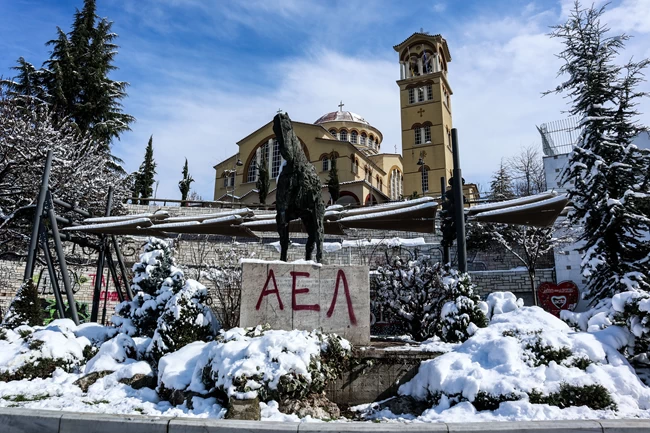 Λάρισα Χιόνια