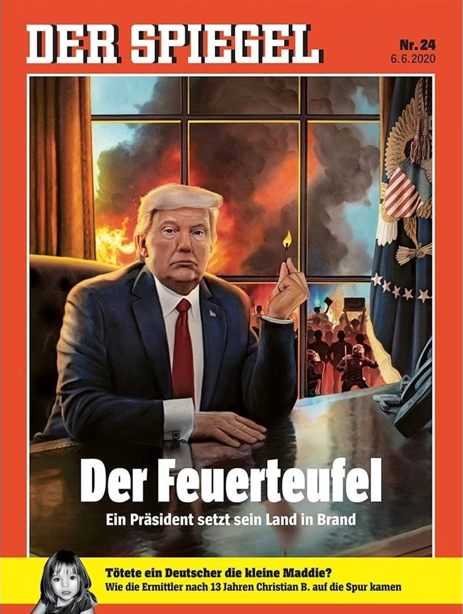 Der Spiegel: Με τον "εμπρηστή" Ντόναλντ Τραμπ στο εξώφυλλο το γερμανικό περιοδικό