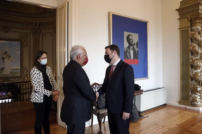 Συνάντηση Νίκου Ανδρουλάκη - Αντόνιο Κόστα στη Λισσαβόνα