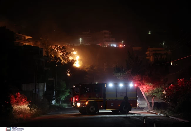 Φωτιά στην Πεντέλη