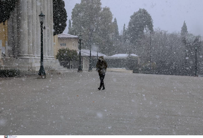 χιόνια αθήνα