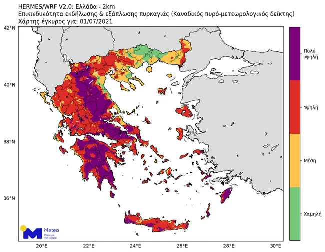 κίνδυνος πυρκαγιάς