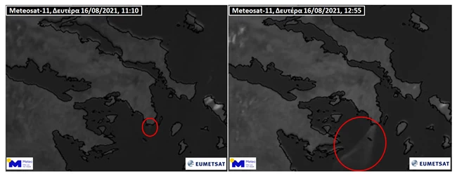Φωτιά Κερατέα διάστημα