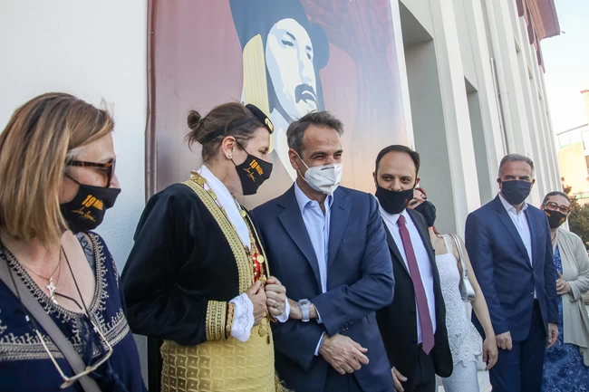 Ο Κυριάκος Μητσοτάκης στην Καλαμαριά