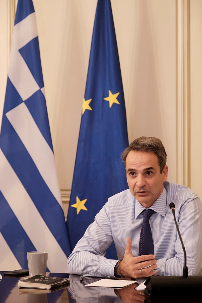 Μητσοτάκης στην τηλεδιάσκεψη ηγετών της ΕΕ: "Η έξοδος από το lockdown πρέπει να γίνει με μεγάλη προσοχή"