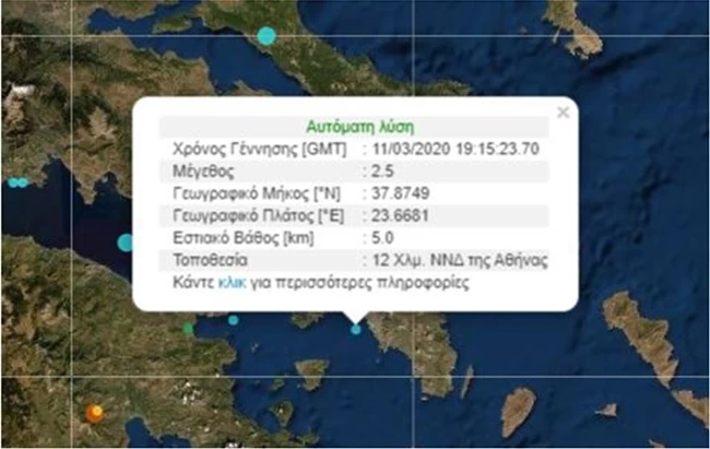 Όλα τα 'χαμε: Σεισμός 2,5 Ρίχτερ στην Αττική