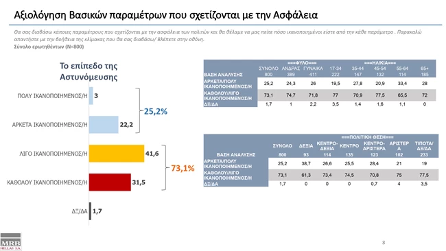 Το επίπεδο της αστυνόμευσης