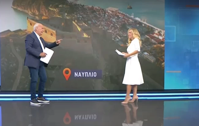 Μαρία Αναστασοπούλου: Με λευκό μίντι φόρεμα και nude γόβες στην πρεμιέρα του "Καλημέρα Ελλάδα"