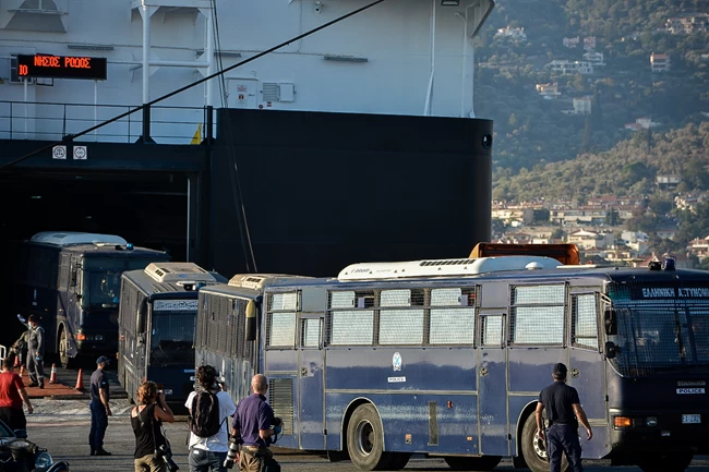αστυνομικές δυνάμεις Λέσβος