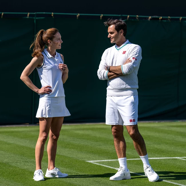 kate middleton federer