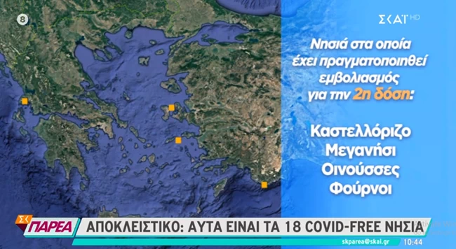 Εμβόλια στα νησιά