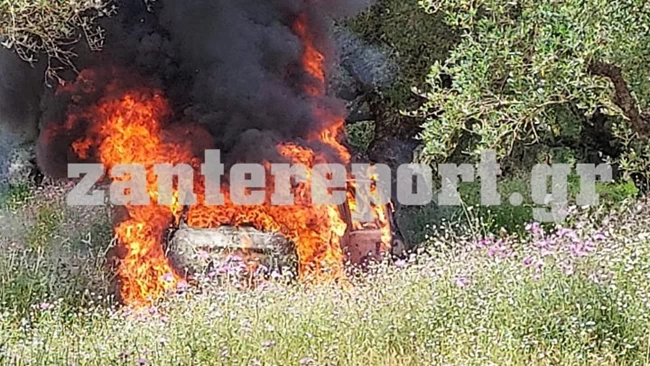 Δολοφονία Ζάκυνθος: Βρέθηκε και δεύτερο καλάσνικοφ στο καμμένο αυτοκίνητο των εκτελεστών του 54χρονου