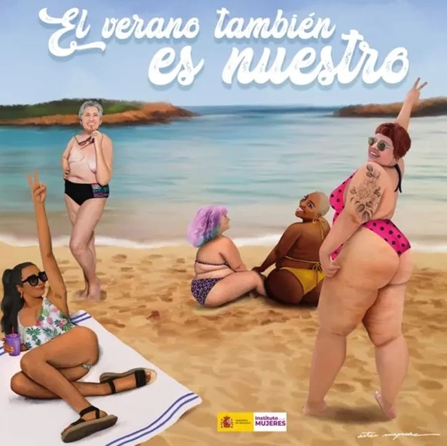 Γκάφα των Ισπανών με την αφίσα για την εκστρατεία body positivity: Έβαλαν μοντέλο από τη Βρετανία χωρίς την άδειά της