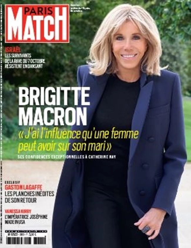 BRIGITTE MACRON PARIS MATCH
