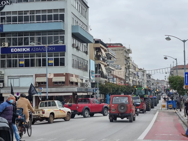 τρακτέρ αγρότες Τρίκαλα