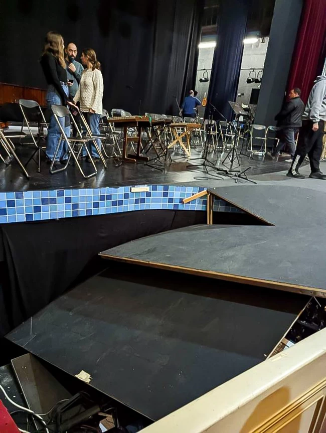 Δημοτικό Θέατρο Πειραιά ατύχημα
