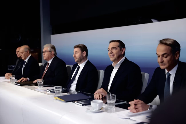 Μητσοτάκης, Τσίπρας, Ανδρουλάκης