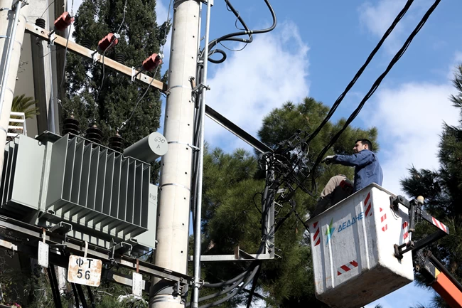 διακοπή ρεύματος χιόνι