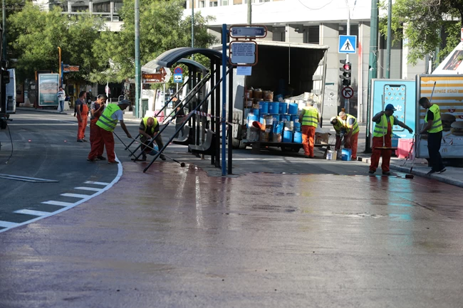 Μεγάλος Περίπατος Σύνταγμα έργα