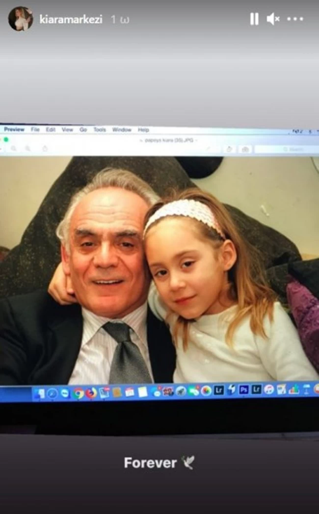Άκης Τσοχατζόπουλος: Το συγκινητικό "αντίο" της εγγονής του, Κιάρα Μαρκέζη [Εικόνες]