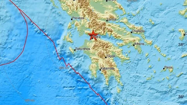 Σεισμός κοντά σε Ναύπακτο και Πάτρα - Αισθητός σε πολλές περιοχές
