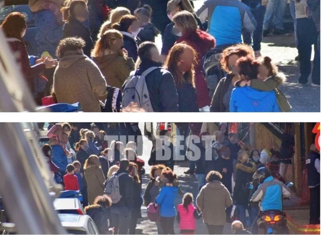 Έφοδος της αστυνομίας σε δημοτικά σχολεία της Πάτρας για τον συνωστισμό των γονέων