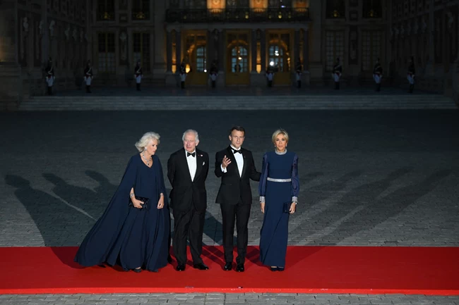macron king charles