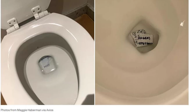 TRUMP AXIOS TOILET