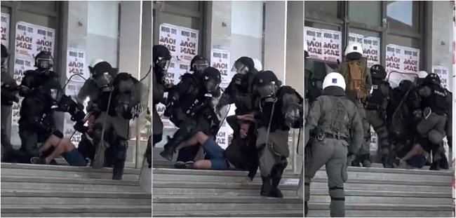 Επεισόδια στο ΑΠΘ: Αντεξουσιαστές έκλεισαν τους φοιτητές έξω, επιτέθηκαν στα ΜΑΤ- Πέτρες, χημικά και προσαγωγές