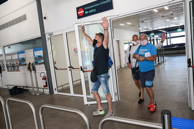 Κέρκυρα αεροδρόμιο τουρίστες