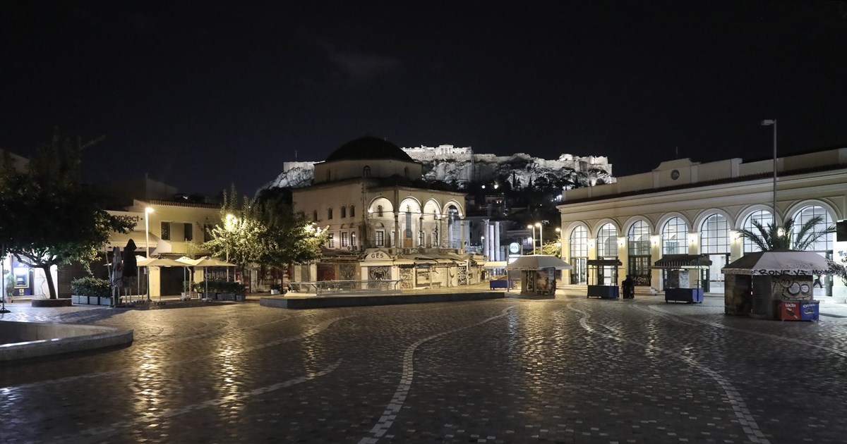 Απαγόρευση κυκλοφορίας: Ερήμωσαν οι δρόμοι σε Αθήνα και Θεσσαλονίκη -…