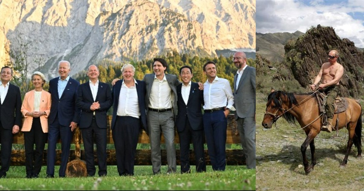 Ειρωνεύεται ο Πούτιν τους G7: "Αηδιαστικό θέαμα" αν εμφανίζονταν με γυμνά στήθη