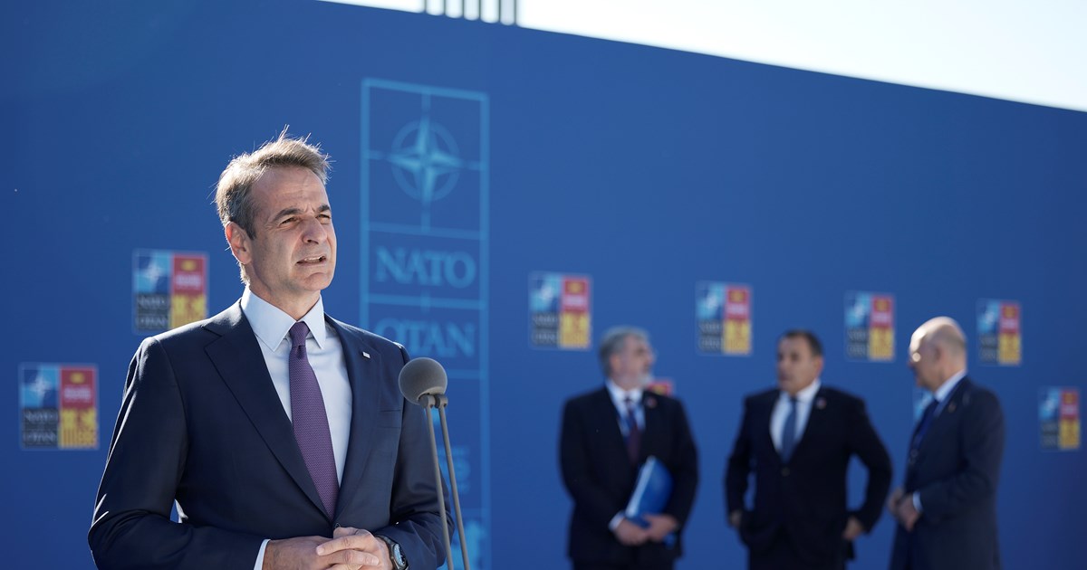 Σε πηγαδάκι ο Δένδιας με τον Ερντογάν και τον Τσαβούσογλου- Στο περιθώριο της Συνόδου του ΝΑΤΟ - εικόνα 2