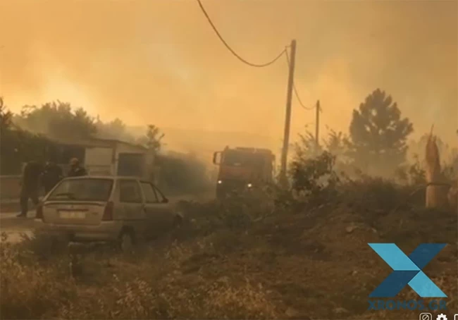 Δύσκολη νύχτα στις Σάπες Ροδόπης: Μαίνεται η πυρκαγιά - Εκκενώθηκε οικισμός [Εικόνες-Βίντεο]